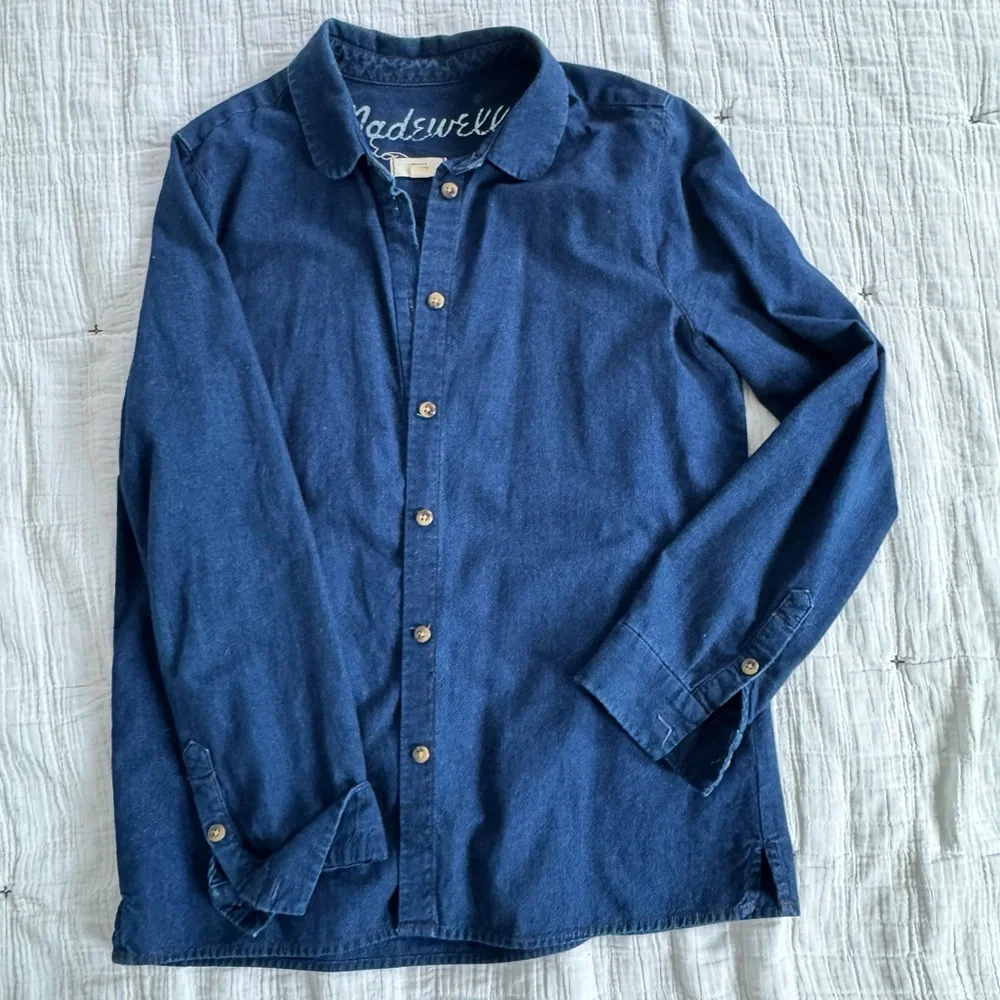 Madewell denim women’s button up - Picture 1 of 3